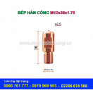 BÉP HÀN CỔNG M12x38x2.5