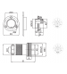 Giắc ghim 10 chân M25