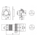 Giắc ghim 3 chân M25