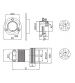 Giắc ghim 6 chân M25